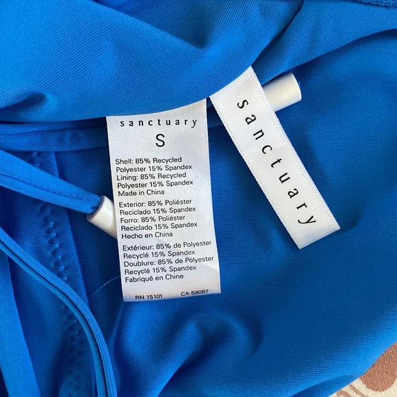 Sanctuary blue Swim suit  One-Piece size small NWOT - Picture 6 of 6